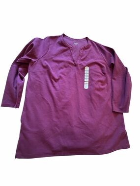 Duluth Trading Company 
Women's Ponte Pro Purple Tunic Size 2X-NWT